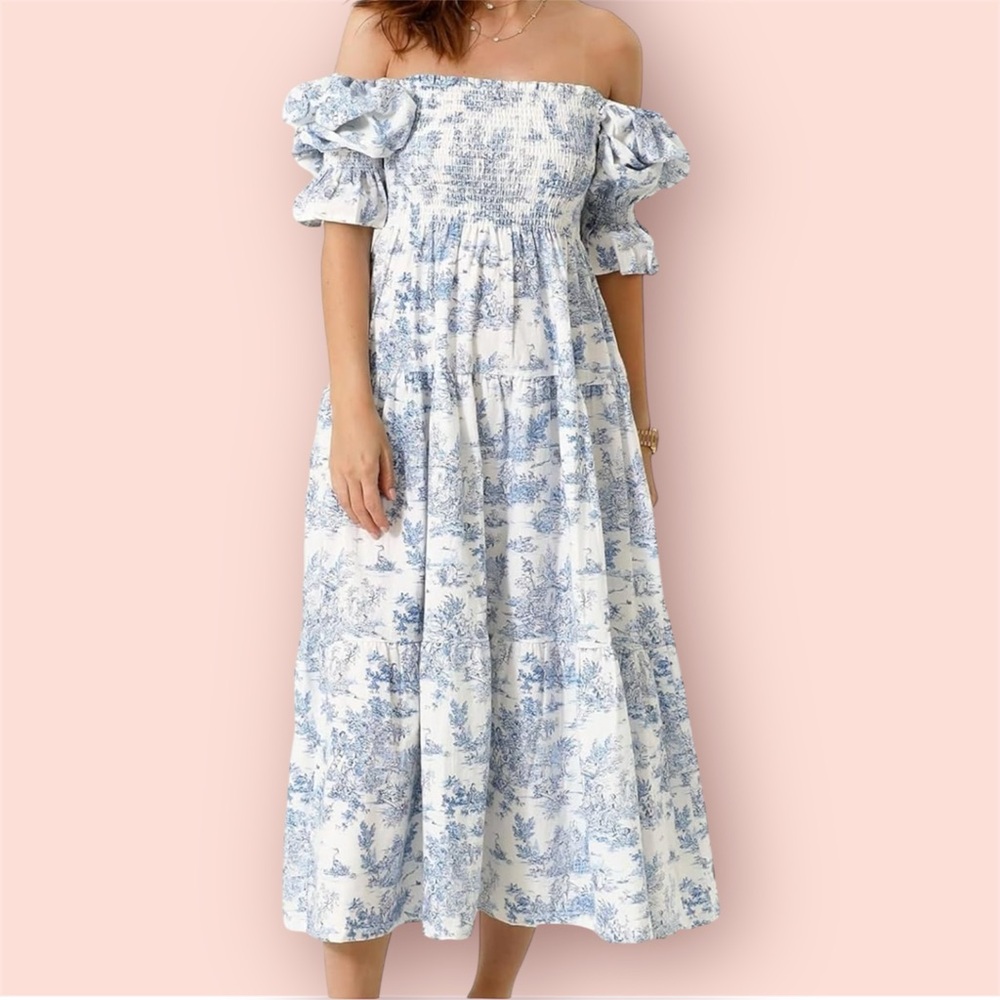NOTHING FITS BUT •  Cotton Linen Maternity Dress